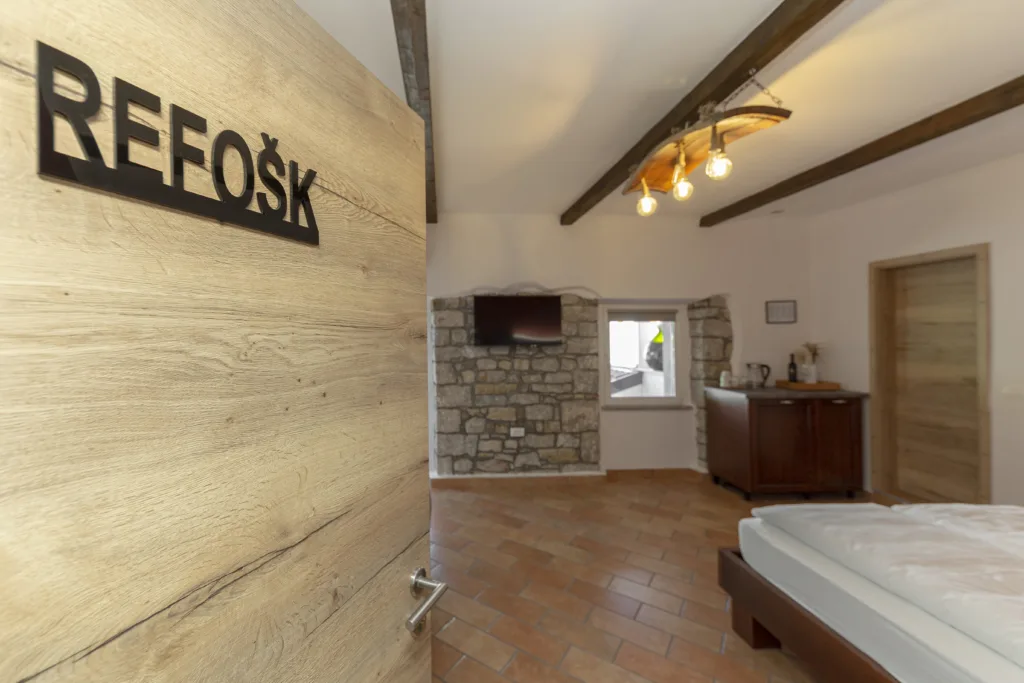 Soba Refošk - vhodna vrata
